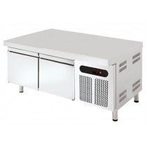 Soubassement réfrigéré, froid positif, 2 portes,150 L, mono 230 V