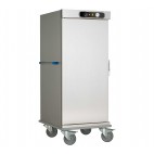 Chariot de liaison version chaude, en inox AISI 304, 1 porte, 20 niveaux GN 2/1