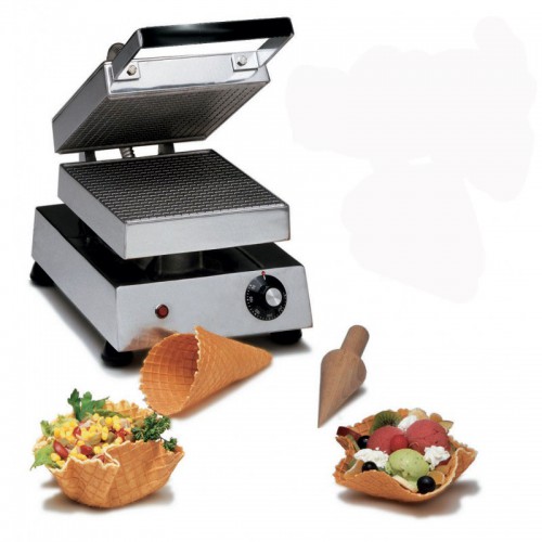 Appareil à gaufre snacky cône électrique 1 fer 1800 W Appareil à gaufre snacky cône électrique 1 fer 1800 W
