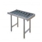 Table à rouleaux fixe en inox L 1145 mm