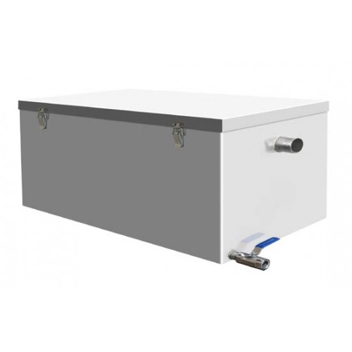 Séparateur de graisse en inox AISI 304 18-10, 30 litres Séparateur de graisse en inox AISI 304 18-10, 30 litres