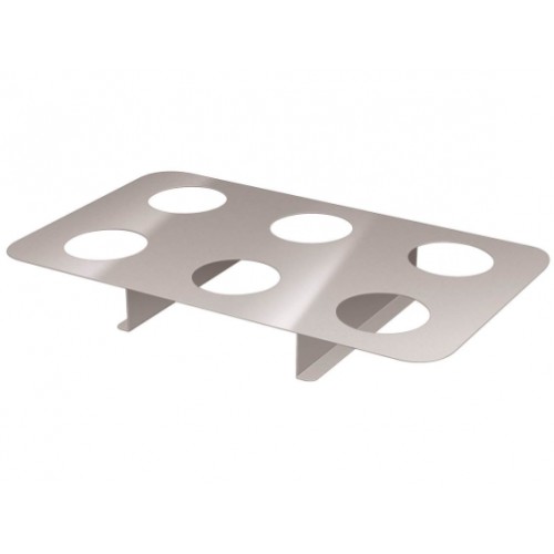 Plaque pour kit cuisson vapeur - 6 trous Plaque pour kit cuisson vapeur - 6 trous