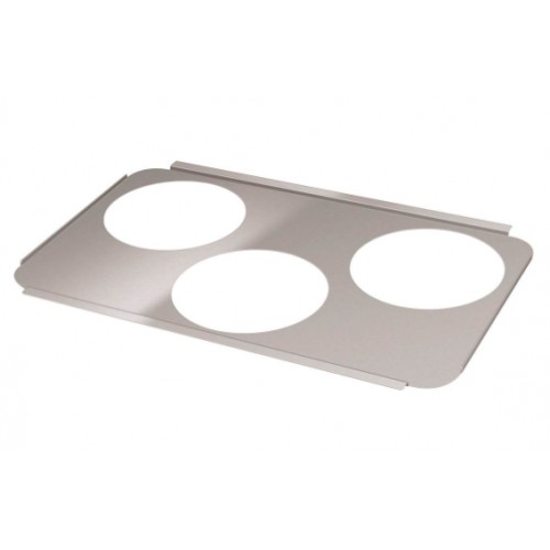 Plaque pour Kit Bain-marie/sauce - 3 trous Plaque pour Kit Bain-marie/sauce - 3 trous