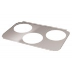 Plaque pour Kit Bain-marie/sauce - 3 trous