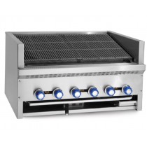 Grill Charcoal 3 positions pour comptoir largeur 610mm