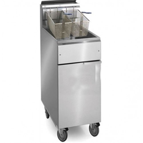 Friteuse gaz tubulaire 22L + Relevage automatique des paniers et programmateur electronique Friteuse gaz tubulaire 22L + Relevage automatique des paniers et programmateur electronique
