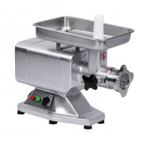 Hachoir à viande professionnel, série 12, aluminium anodisé, 850 W, trémie en inox