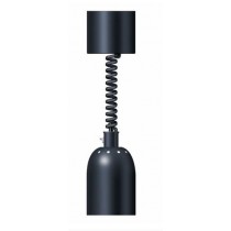 Lampe chauffante 400 avec cordon retractable - Noir Prononcé