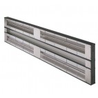 Rampe chauffante double - aluminium