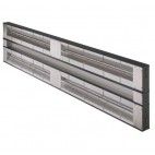 Rampe chauffante double - aluminium
