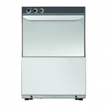 Lave verre professionnel, double paroi, en acier inox, dimensions paniers 350 x 350 mm 