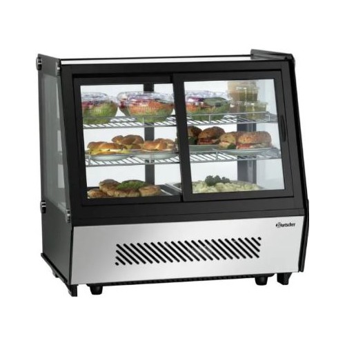 Vitrine chauffante avec moteur et support rotatif - 1 porte Vitrine chauffante avec moteur et support rotatif - 1 porte