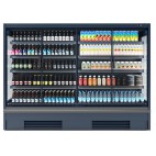 Vitrine murale, groupe logé, R290, L 1250 mm