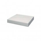 Plaque de découpe poly naturel, L 1370 x P 250 x H 25 mm, blanche, sur mesure