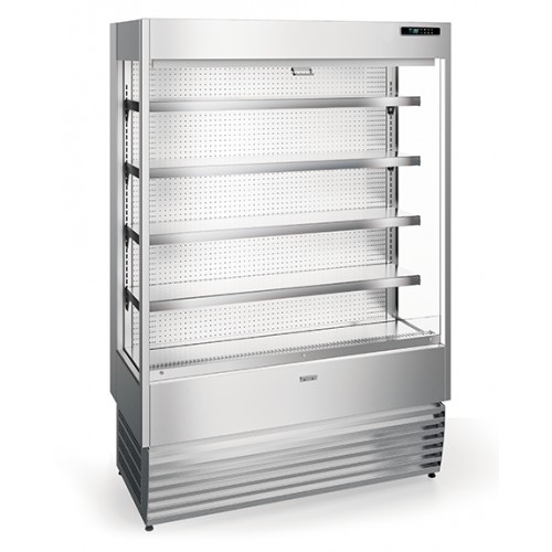 Vitrine murale réfrigérée ovuerte, UNITED 80, groupe logé, inox, L 2560 mm Vitrine murale réfrigérée ovuerte, UNITED 80, groupe logé, inox, L 2560 mm