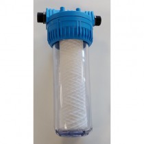 Filtre anti-calcaire avec charbon actif et aux particules