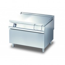 Sauteuse basculante électrique, à relevage motorisé, cuve en INOX AISI 304, 120 litres