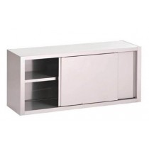 Armoire murale, portes battantes, inox AISI 430, L 700 x P 400 mm