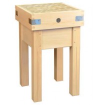 Billot de cuisine monté tout bois non réversible longueur 1200 mm