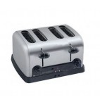 Grille-pain à éjection quatre fentes à centrage automatique 230V larges de 32 mm 