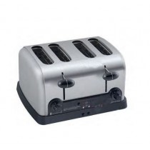 Grille-pain à éjection quatre fentes à centrage automatique 230V larges de 32 mm 