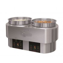 Cuiseur multifonction ronde double - 2 x 10 litres