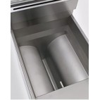 Friteuse gaz chauffe indirect capacité 41 litres 