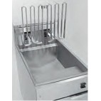 Friteuse électrique avec modèle résistances relevables capacité 2 x 14 litres 
