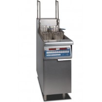 Friteuses électriques avec programmateur et relevage automatique des paniers 380 V triphasé capacité 22 L