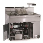 2 x Friteuses IFS50 avec système de filtrage integré - Régulation mécanique