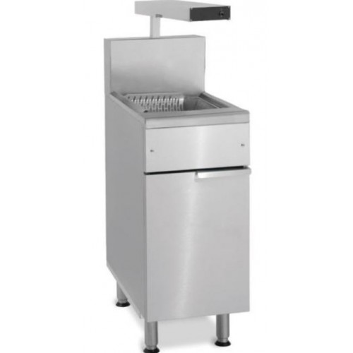 Bac de salage et option friteuse avec bac égouttoir et salage de frites en inox Bac de salage et option friteuse avec bac égouttoir et salage de frites en inox