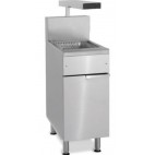 Bac de salage et option friteuse avec bac égouttoir et salage de frites en inox 