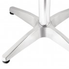 Table BISTRO carrée en acier inoxydable 700 mm
