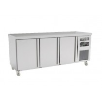 Table réfrigérée positive sur roulettes 281 litres 3 portes
