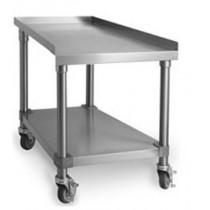 Support en inox pour feux vifs à gaz largeur 610 mm