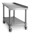 Support en inox pour feux vifs à gaz largeur 610 mm