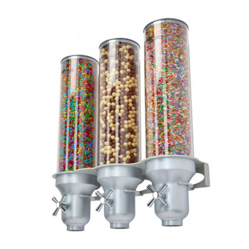 Distributeur mural de bonbons gamme Serveur Pro 3 bols x 4.5 L Distributeur mural de bonbons gamme Serveur Pro 3 bols x 4.5 L