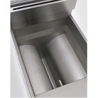Friteuse gaz chauffe indirect capacité 27 litres