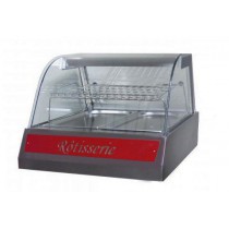 Vitrine de présentation inox MAP HOT 750