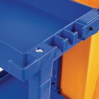 Chariot de ménage plastique L 500 x P 980 x H 1130 mm