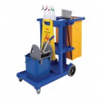 Chariot de ménage plastique L 500 x P 980 x H 1130 mm
