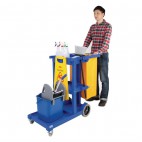 Chariot de ménage plastique L 500 x P 980 x H 1130 mm