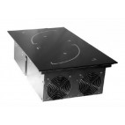 Plaque induction monophasé / triphasé 2  foyers générateur intégré 2 x 3500 W