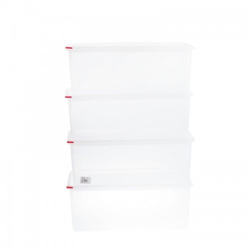 Lot de 4 boîtes alimentaires en polypropylène GN 1/1 28L Lot de 4 boîtes alimentaires en polypropylène GN 1/1 28L