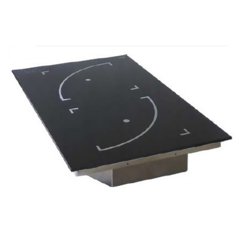Plaque induction encastrable 2 foyers gamme 900 générateur déporté 2 x 4 000W triphasé Plaque induction encastrable 2 foyers gamme 900 générateur déporté 2 x 4 000W triphasé