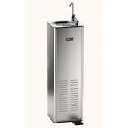 Fontaine d'eau froide REFRESH P TC acier galvanisé 1 colonne haute avec pédale avec un robinet