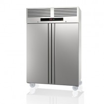 Armoire réfrigérée positive ventilée 2 portes pleines 1400 L