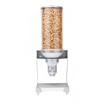 Distributeur d'aliments secs gamme "Serveur Pro" plateau en aluminium et support noir 13.5 L