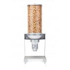 Distributeur d'aliments secs gamme "Serveur Pro" plateau en aluminium et support noir 13.5 L