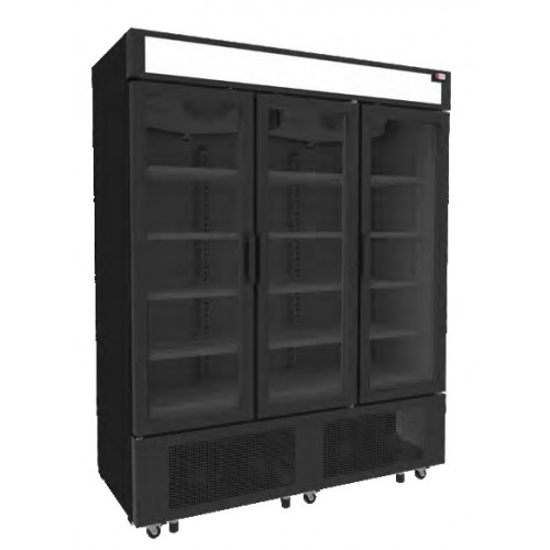 Armoire à boisson 3 portes battantes vitrées 1386 canettes slim 1208 L Armoire à boisson 3 portes battantes vitrées 1386 canettes slim 1208 L